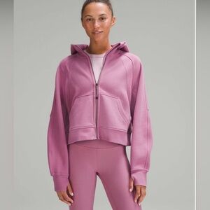 Lululemon Scuba Oversized Full
Zip Hoodie - Velvet Dust